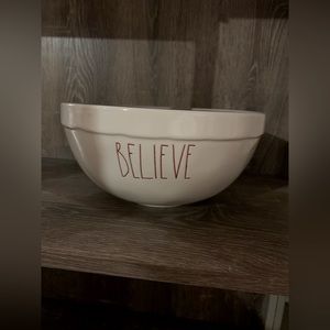 Rae Dunn large Christmas mixing  bowl